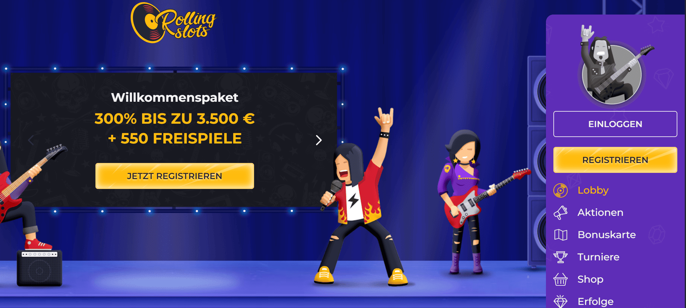 Rolling Slots Casino Screenshot